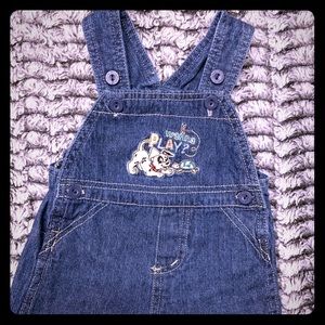 0-3M Dalmatian Short Overalls